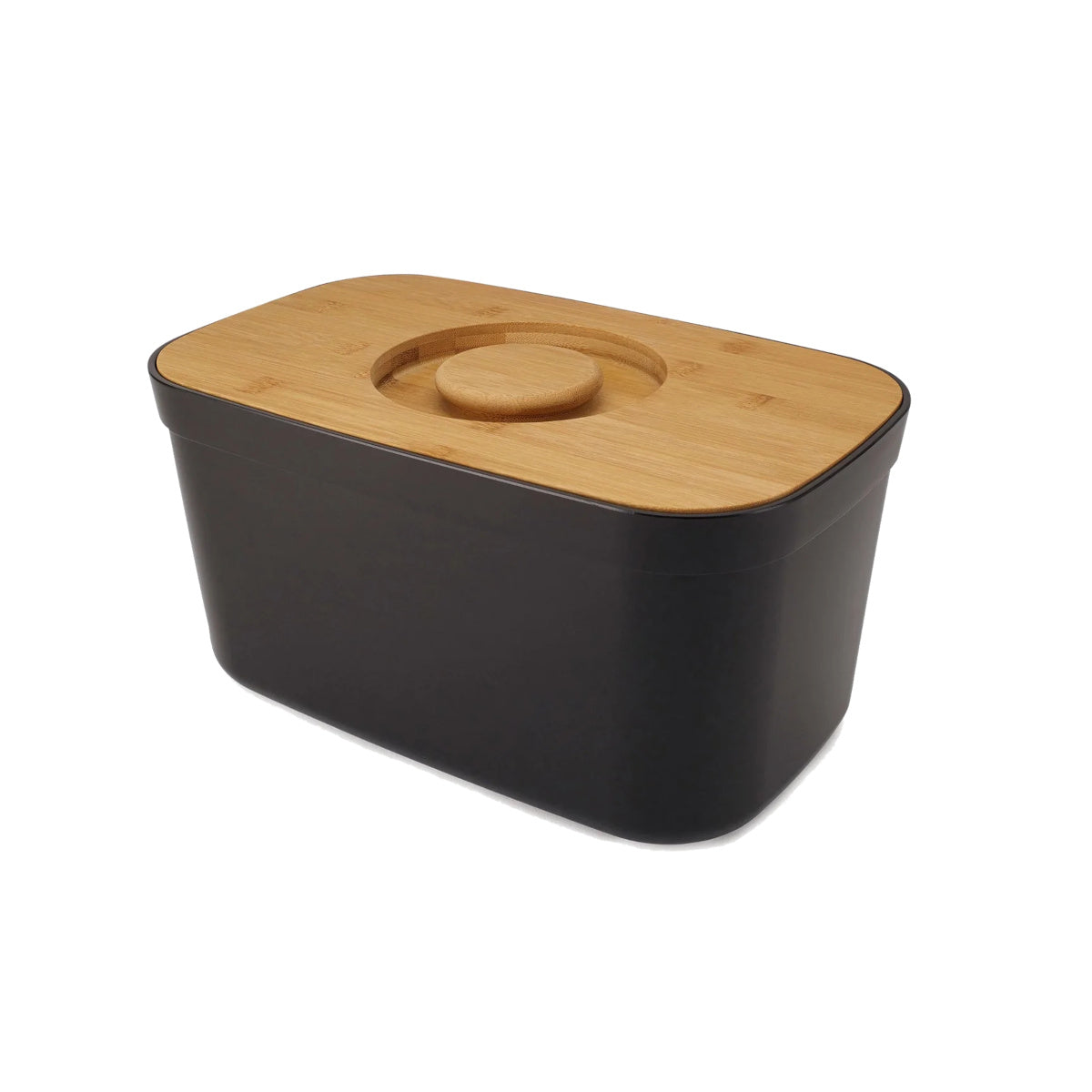 Joseph Joseph Bread Bin with Cutting Board Black | Minimax