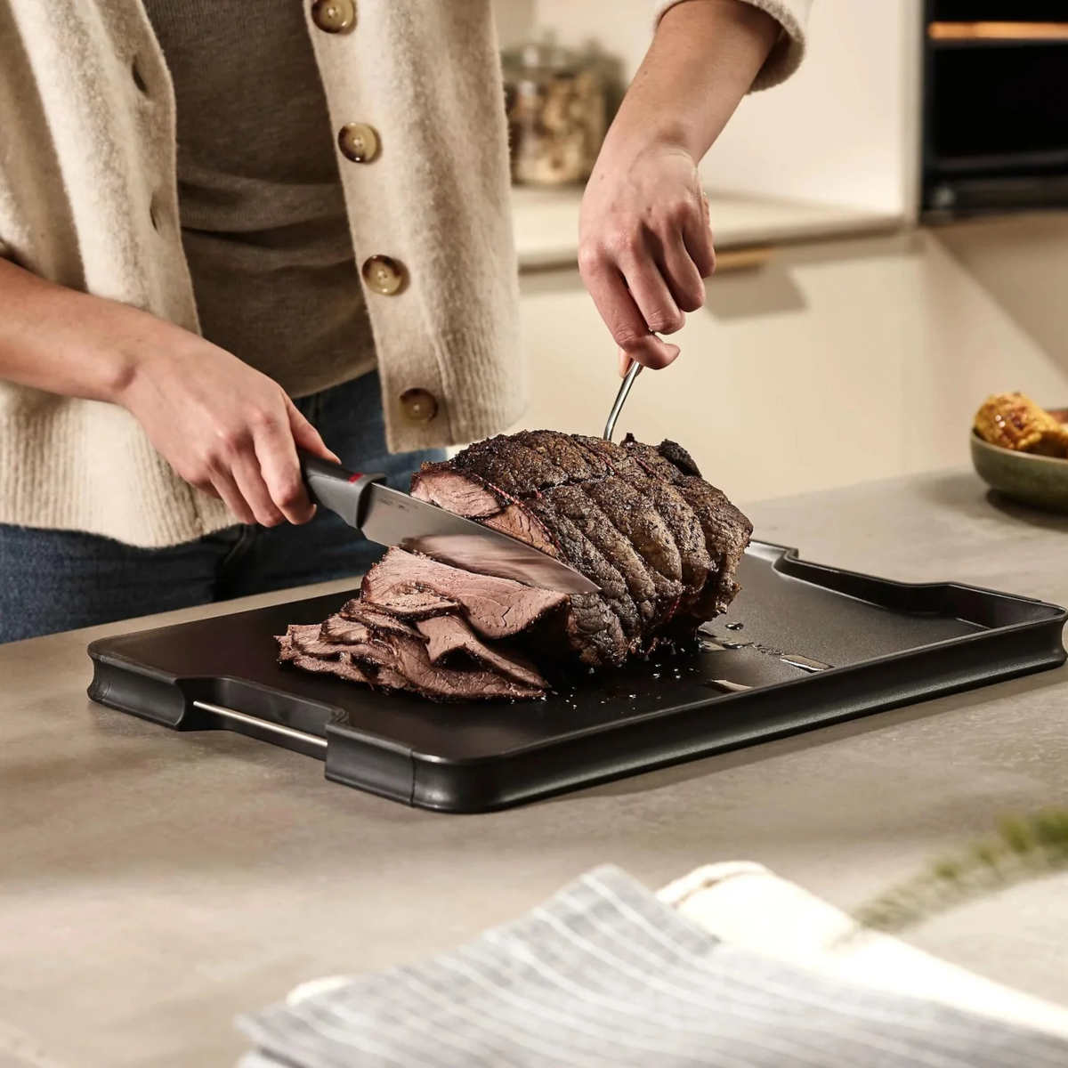 Joseph Joseph Cut & Carve Plus Multi-function Chopping Board Extra Large | Minimax