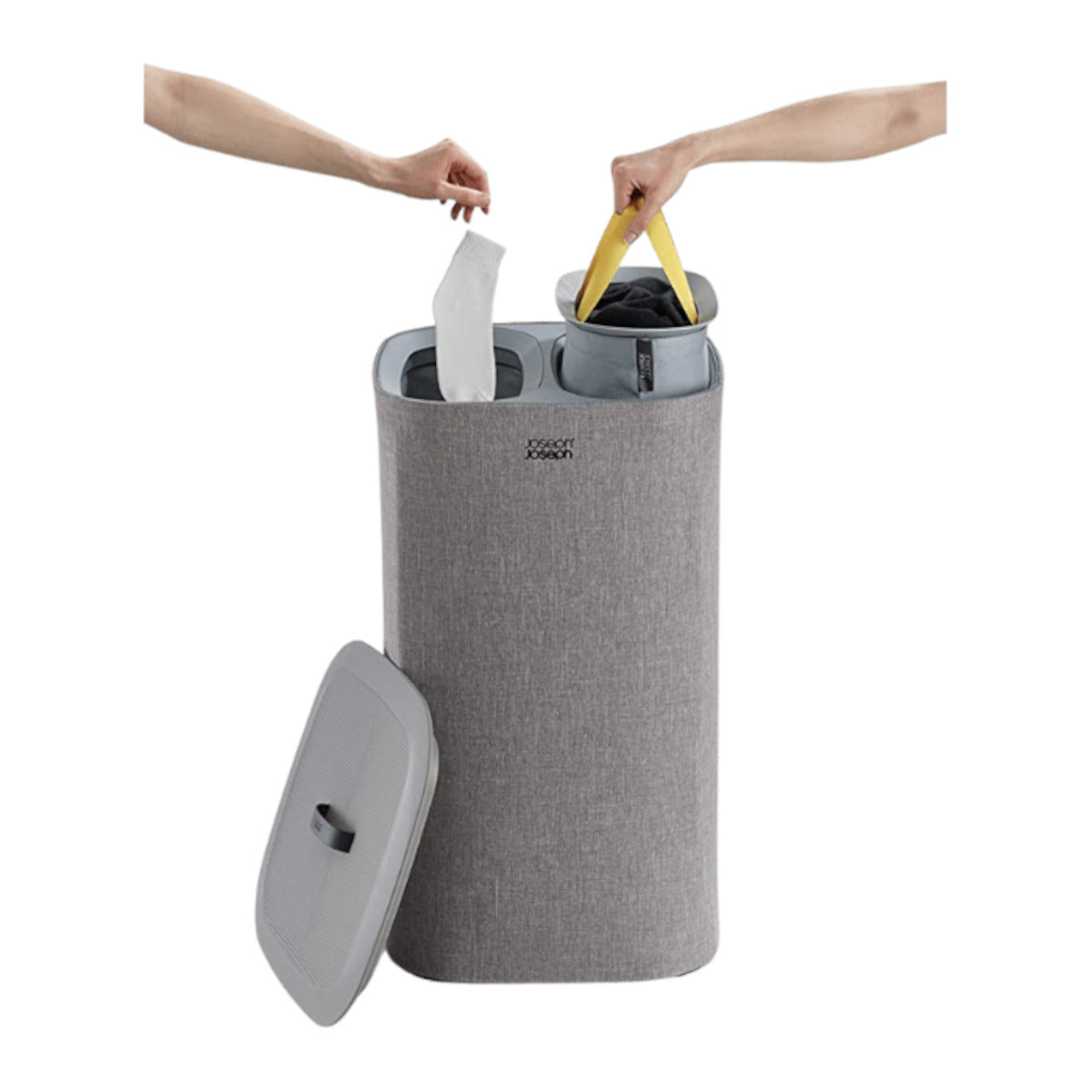 Joseph Joseph Tota Laundry Separation Basket Grey 60L Minimax