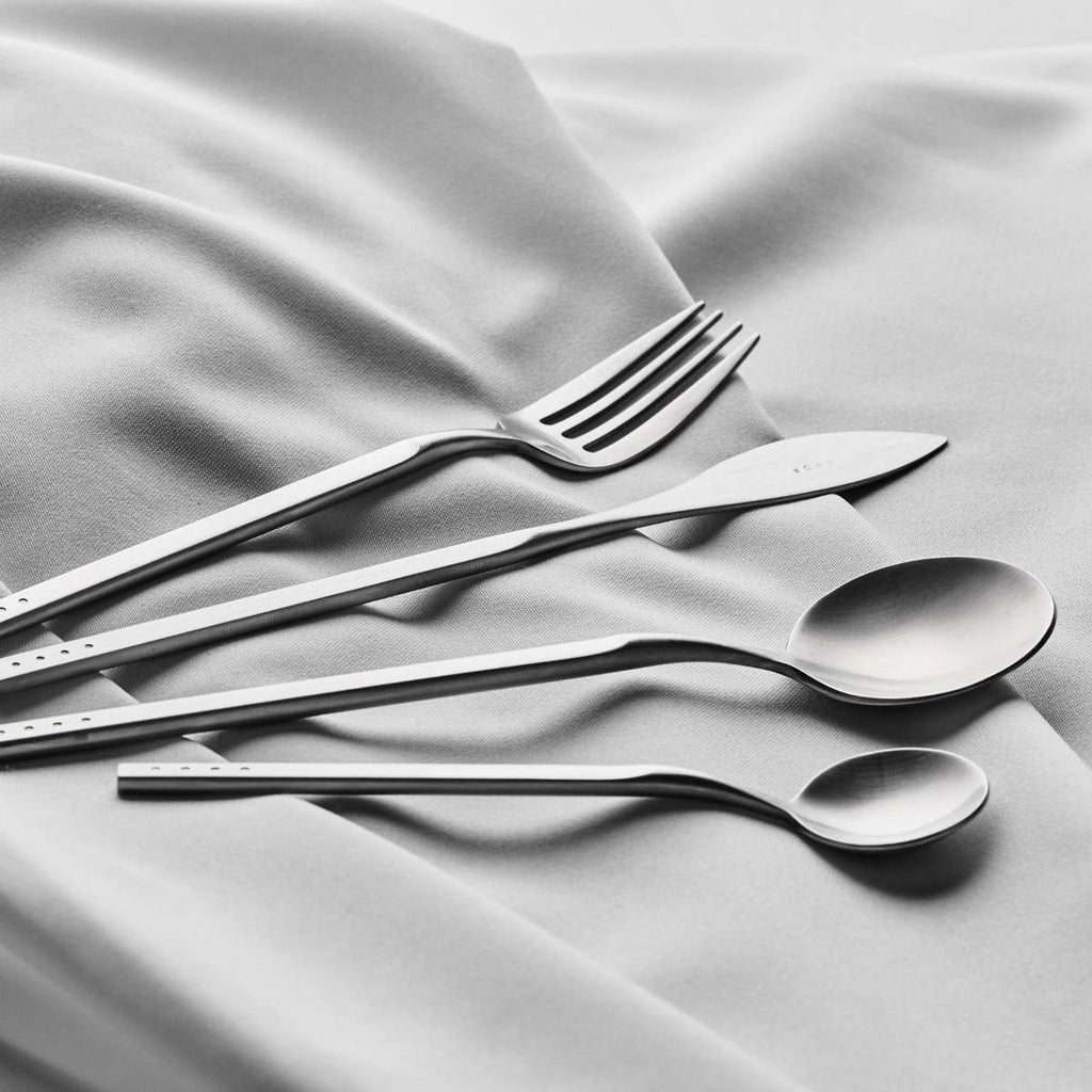 KROF 24 Piece Cutlery Set Brushed Silver | Minimax