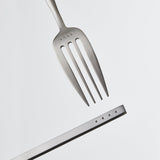 KROF 24 Piece Cutlery Set Brushed Silver | Minimax