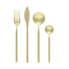 KROF 24 Piece Cutlery Set Champagne Gold | Minimax