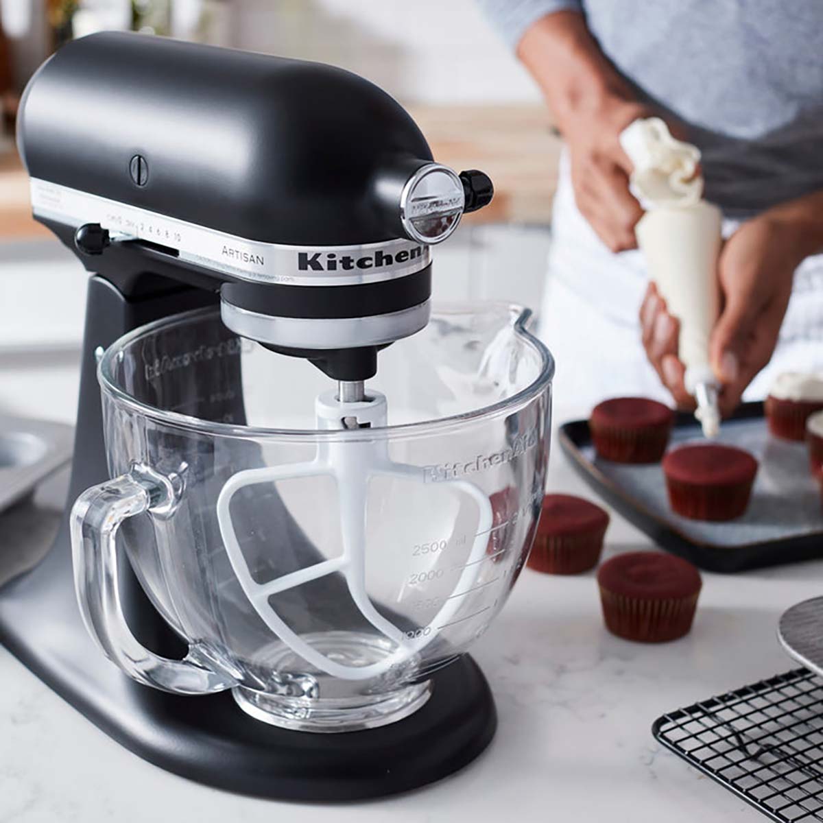 KitchenAid KSM5GB Glass Bowl for Tilt-Head Stand Mixer 4.7L | Minimax