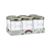 Kilner Wide Mouth Preserving Jars Set of 6 (350ml) | Minimax