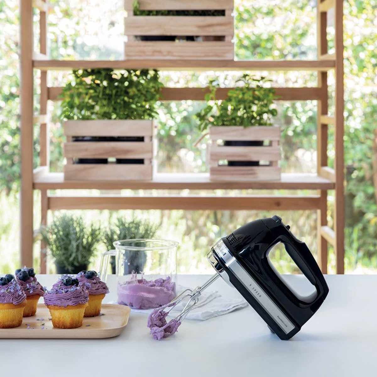 KitchenAid KHM926 9 Speed Artisan Hand Mixer Onyx Black | Minimax