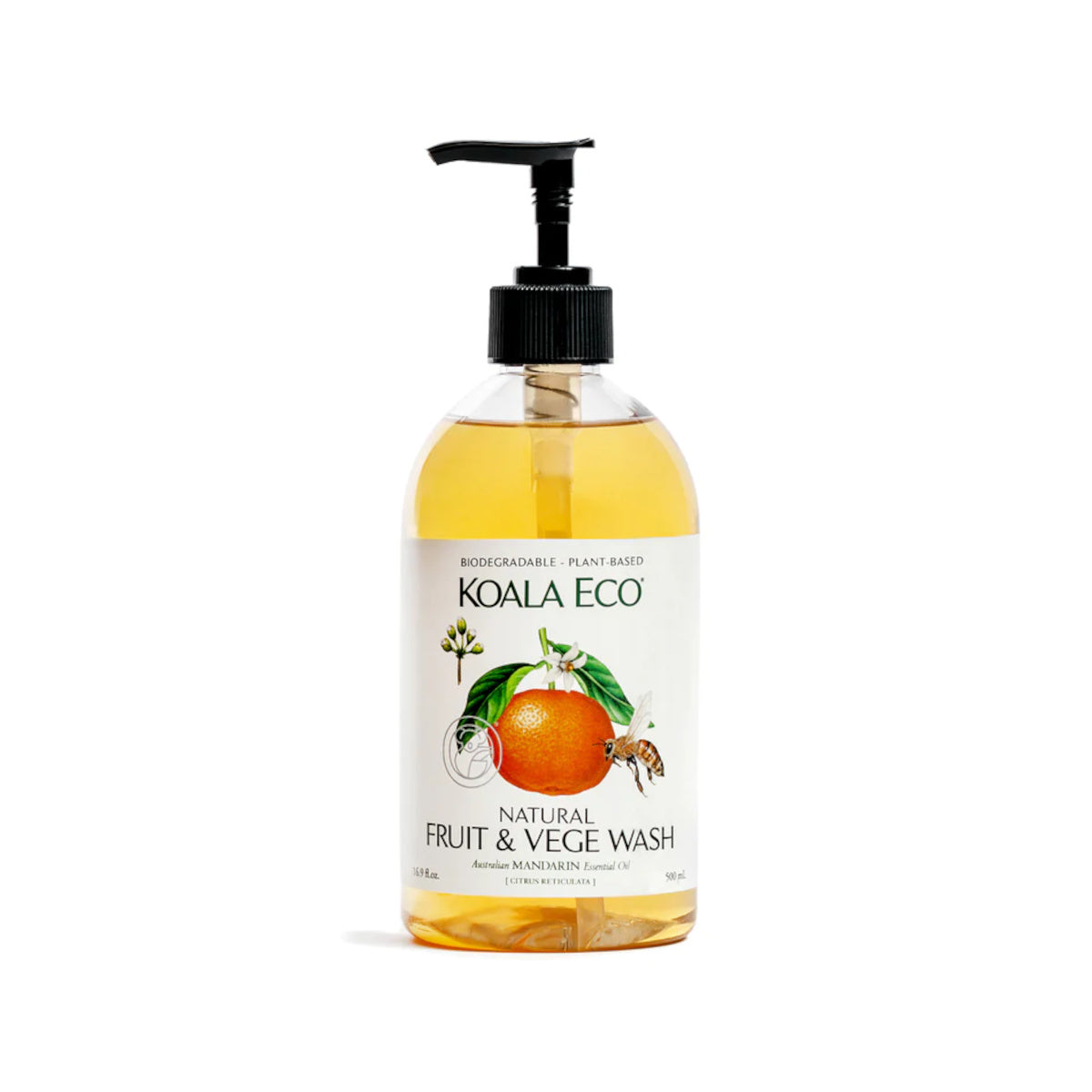 Koala Eco Natural Fruit and Vegetable Wash Mandarin 500ml | Minimax
