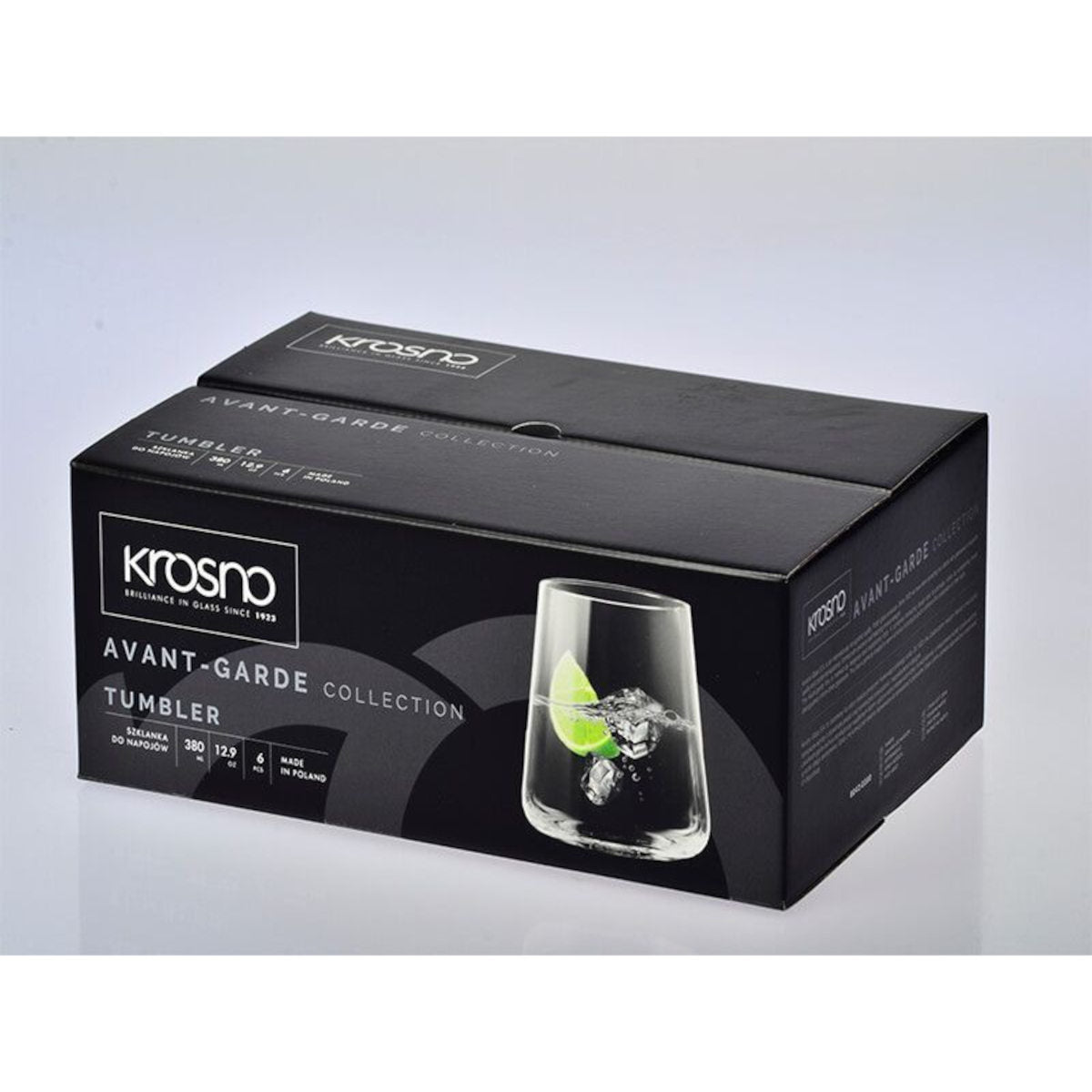 Krosno Avant Garde Tumblers 380ml (Set of 6) | Minimax