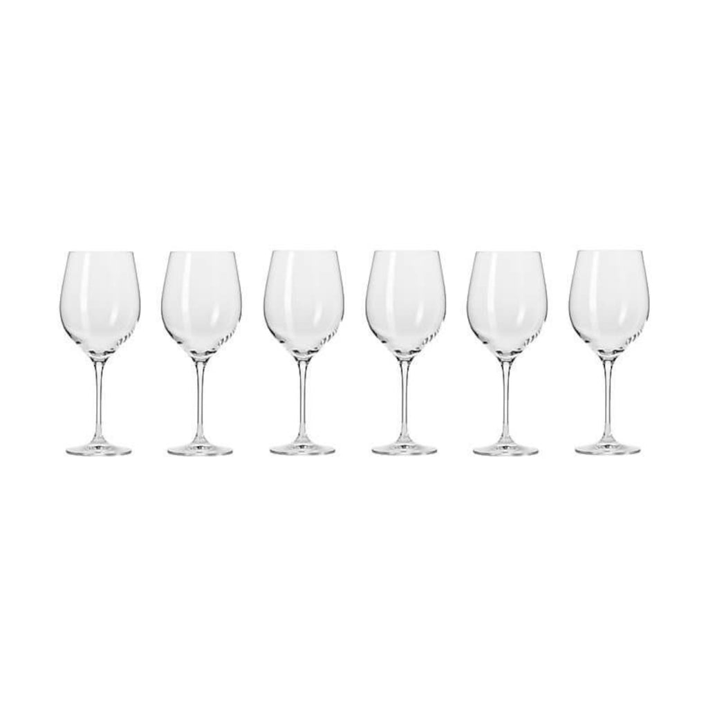 Krosno Harmony Red Wine Glasses 450ml (Set of 6) | Minimax
