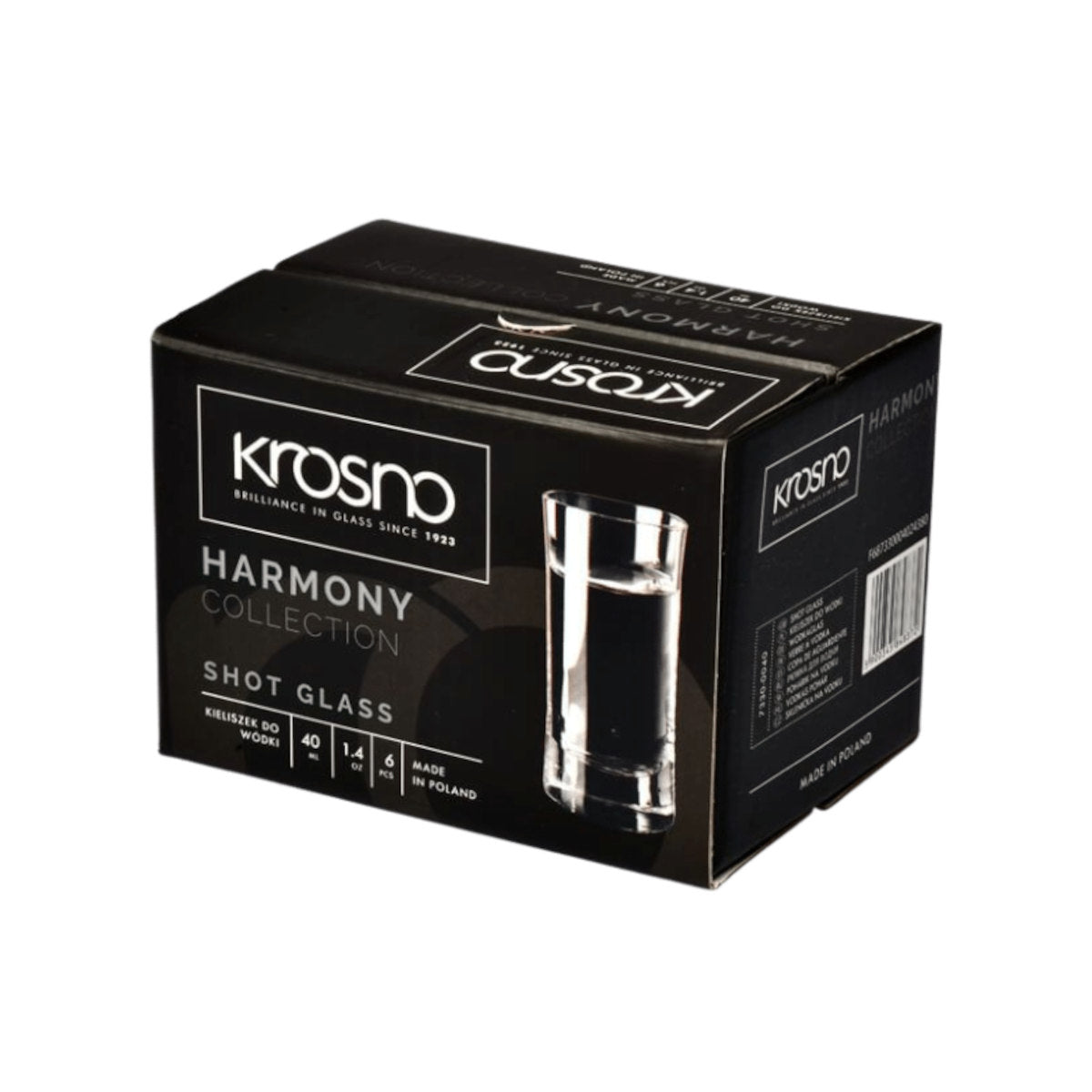 Krosno Harmony Shot Glasses 40ml (Set of 6) | Minimax