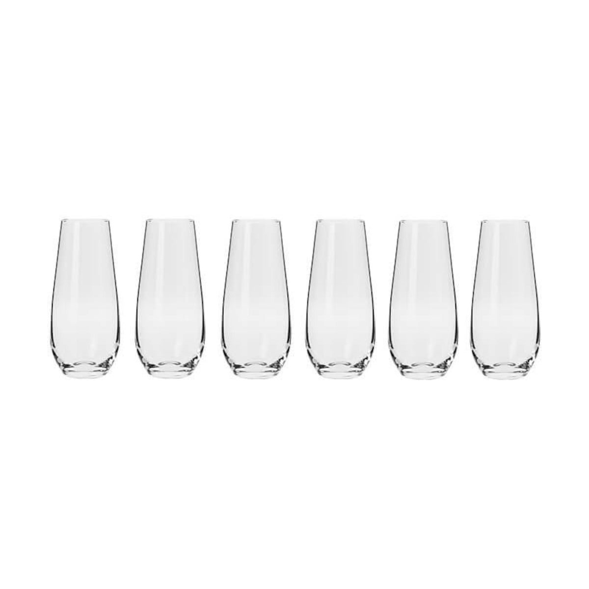 Krosno Harmony Stemless Flutes 230ml (Set of 6) | Minimax