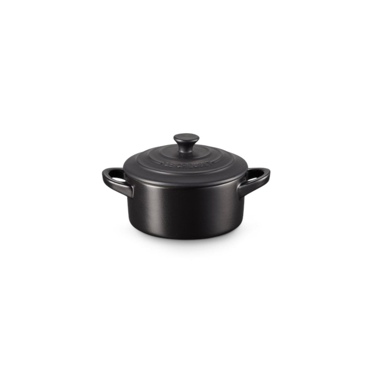 Le Creuset Stoneware Mini Cocotte Satin Black 10cm | Minimax