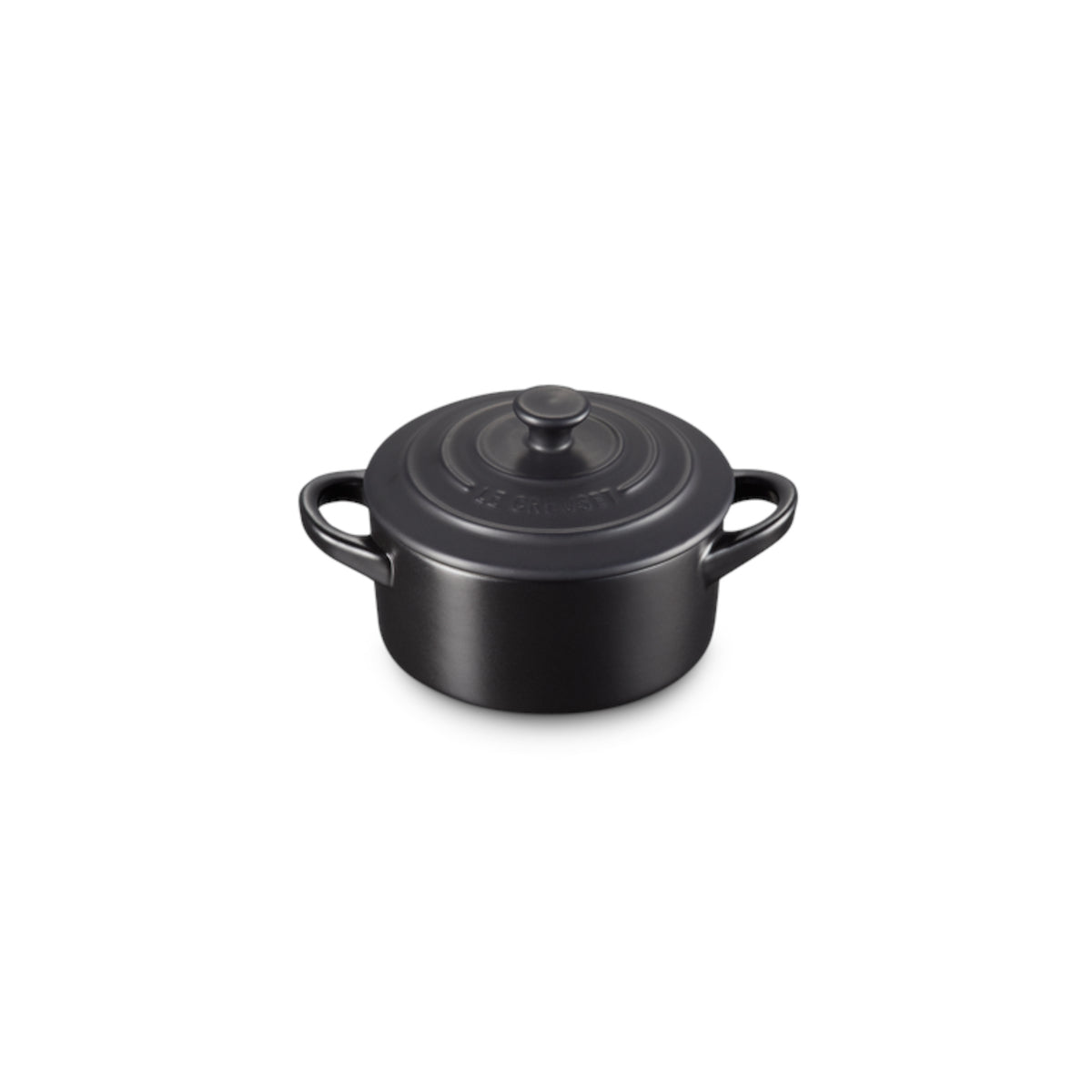 Le Creuset Stoneware Mini Cocotte Satin Black 10cm | Minimax