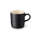Le Creuset Stoneware Cappuccino Mug Satin Black 200ml | Minimax