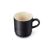 Le Creuset Stoneware Cappuccino Mug Satin Black 200ml | Minimax