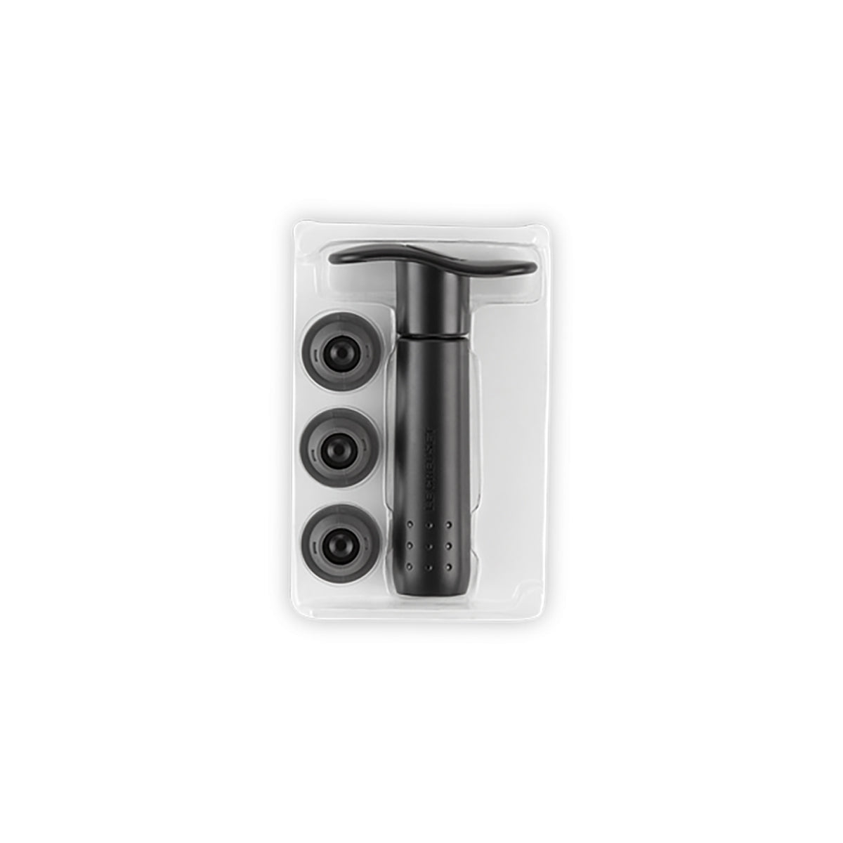 Le Creuset Wine Pump with Stoppers Black | Minimax