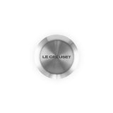 Le Creuset Signature Stainless Steel Knob replacement lid handle with brushed metal finish and engraved logo