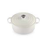 Le Creuset Signature Cast Iron Round Casserole Meringue 28cm (6.7L) | Minimax