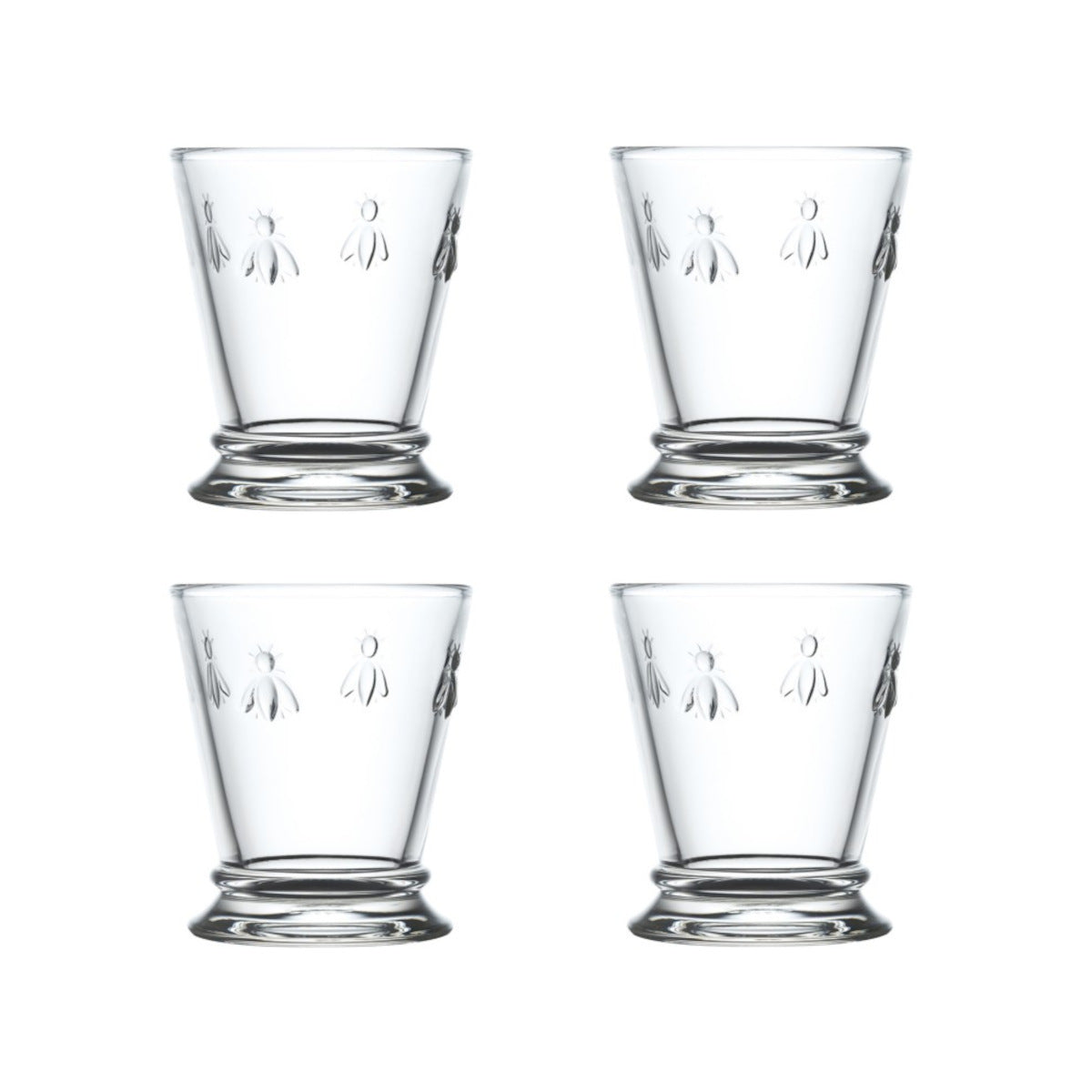 La Rochere Bee Clear Tumblers 260ml (Set of 4) | Minimax