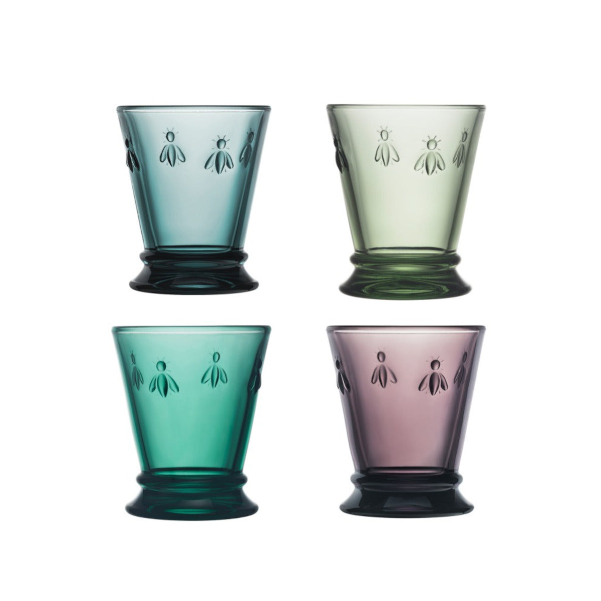 La Rochere Bee Coloured Tumblers 260ml (Set of 4) | Minimax
