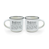 Legami Espresso For Two Book Lover Coffee Cups 50ml | Minimax