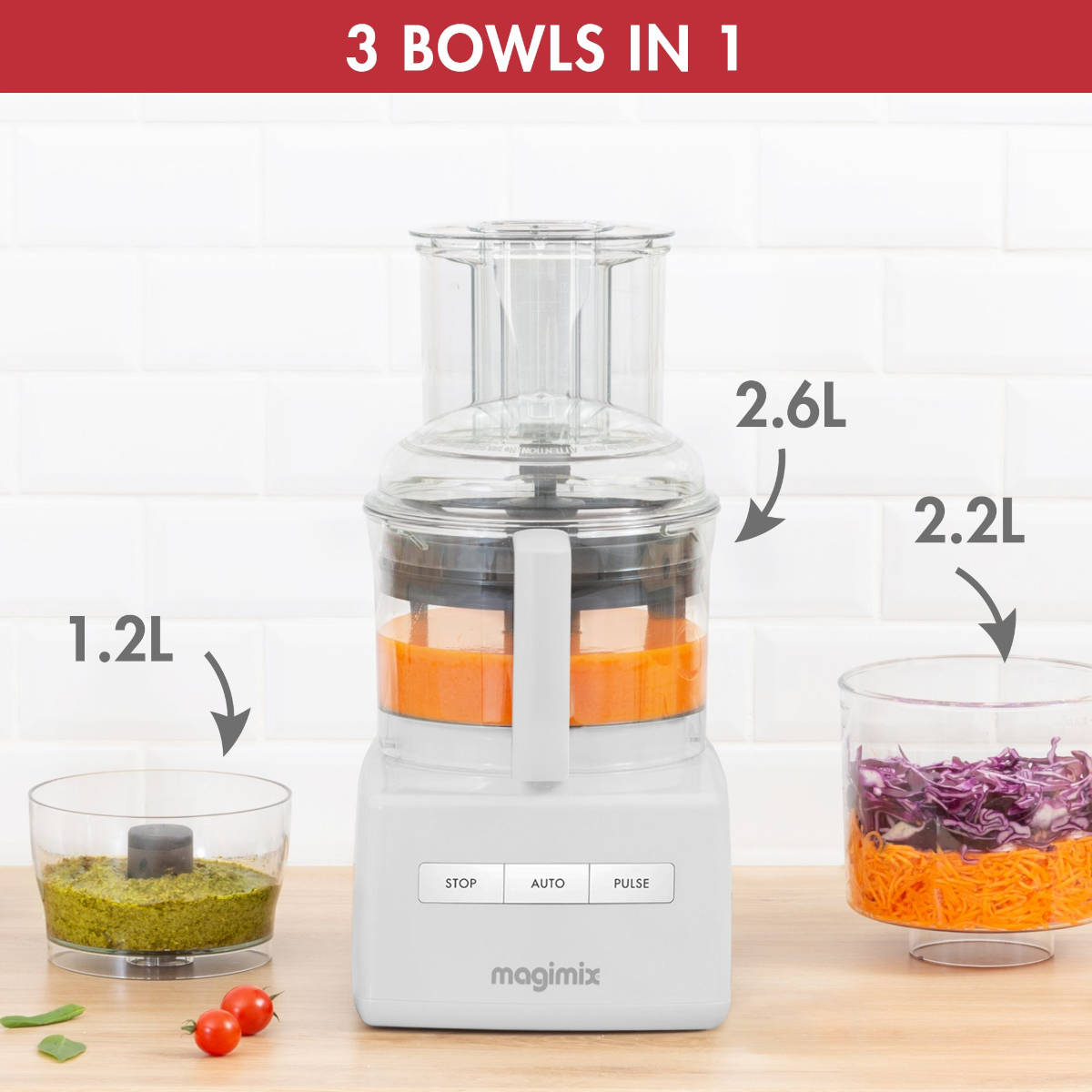 Magimix 3200XL Food Processor White | Minimax