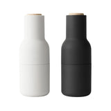 Menu 2 Pack Bottle Grinders Beech Top Ash & Carbon | Minimax