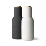 Menu 2 Pack Bottle Grinders Beech Top Ash & Carbon | Minimax