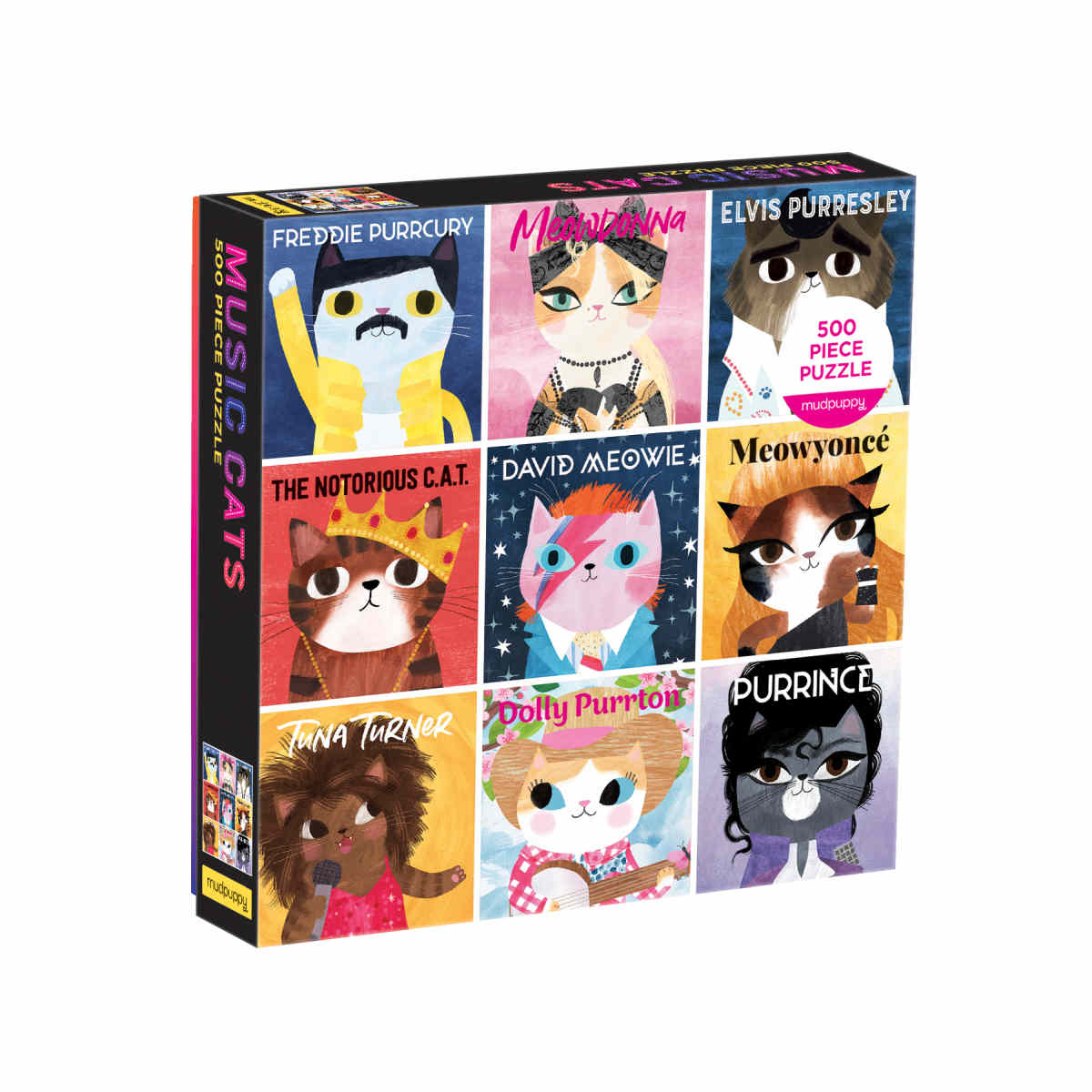 Mudpuppy 500 Piece Music Cat Jigsaw Puzzle | Minimax