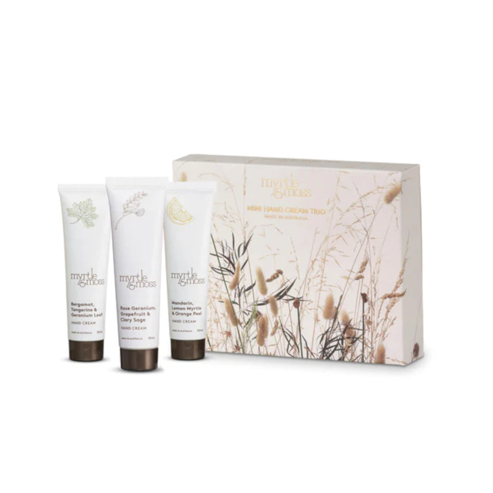 Myrtle & Moss Mini Hand Cream Trio Wild Grasses | Minimax