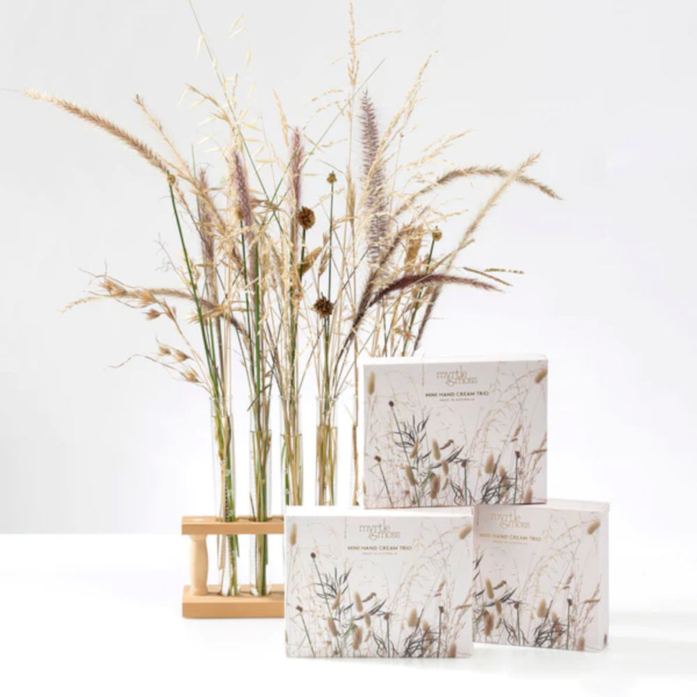 Myrtle & Moss Mini Hand Cream Trio Wild Grasses | Minimax