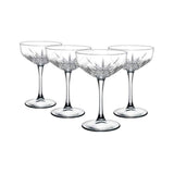 Pasabahce Timeless Champagne Saucers 255ml (Set of 4) | Minimax