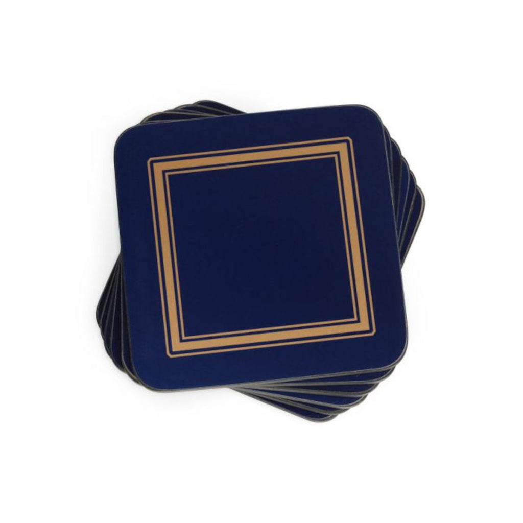 Pimpernel Classic Coasters Midnight Blue Set of 6 Minimax