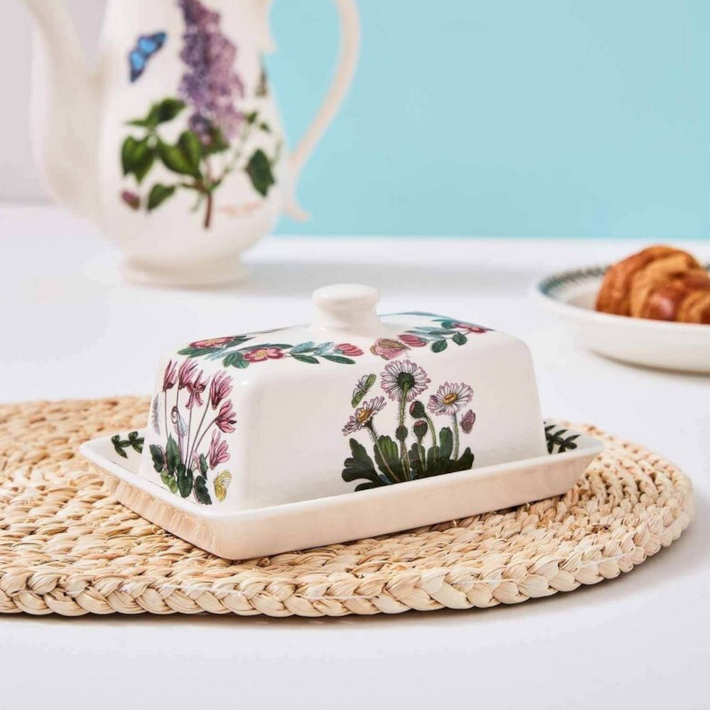 Portmeirion Botanic Garden Covered Butter Dish | Minimax