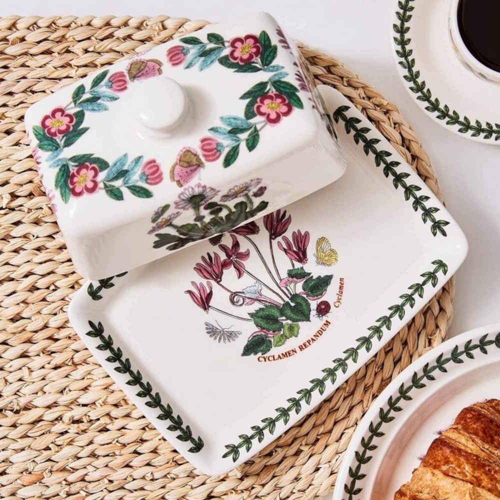 Portmeirion Botanic Garden Covered Butter Dish | Minimax