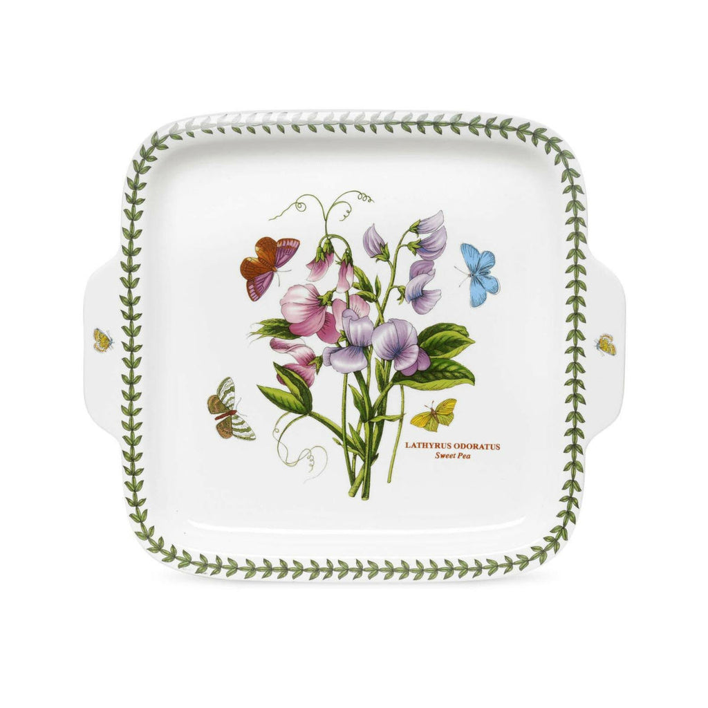 Portmeirion Botanic Garden Square Dessert Dish 32cm x 28cm Minimax