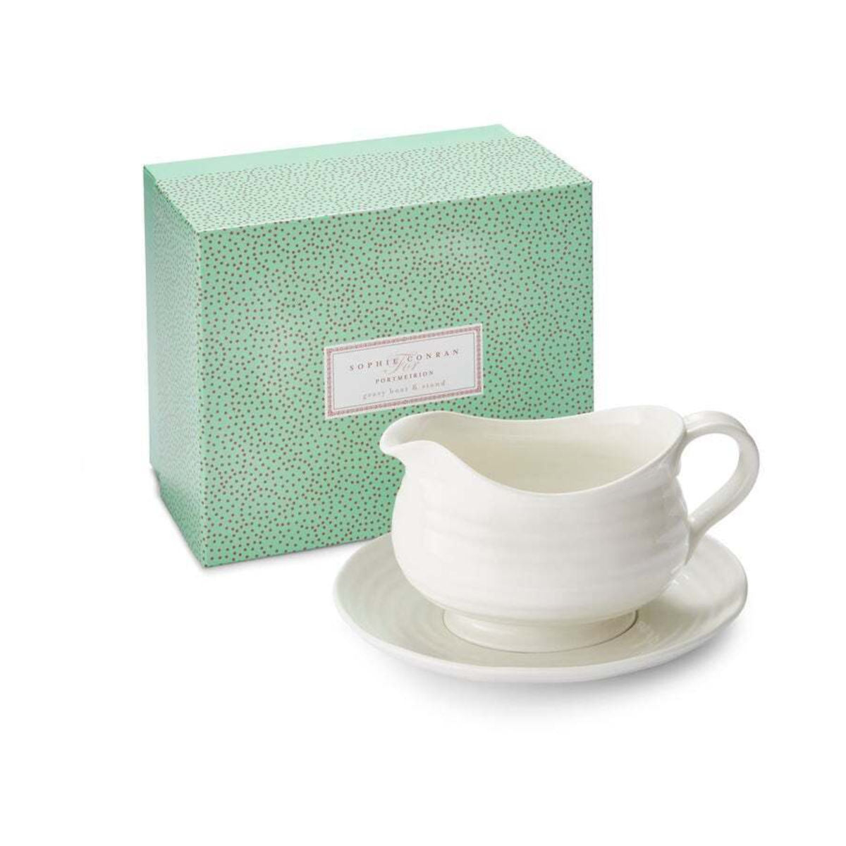 Portmeirion Sophie Conran Gravy Boat with Stand 550ml | Minimax