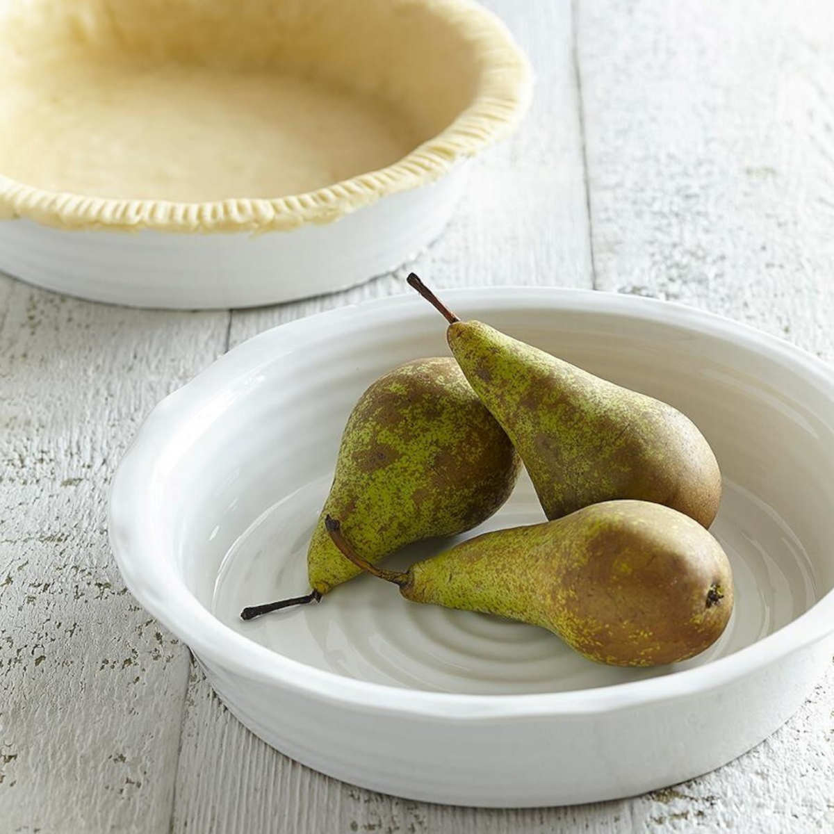 Portmeirion Sophie Conran Round Pie Dish White 27.5cm | Minimax