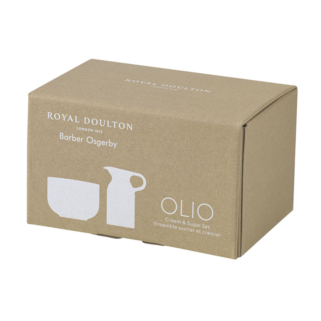Royal Doulton Olio Black Sugar & Creamer Set | Minimax