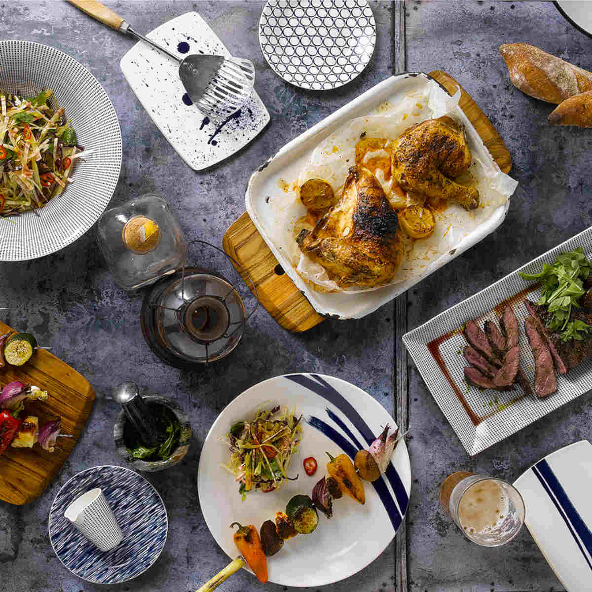 Royal Doulton Pacific Dinner Plates 28cm (Set of 6) | Minimax