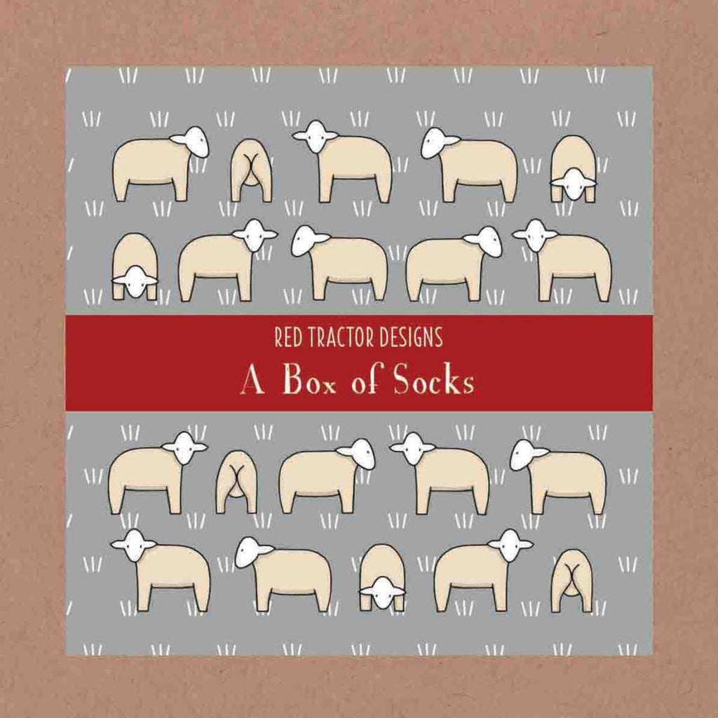 Red Tractor Designs Sheep Boxed Socks Medium | Minimax