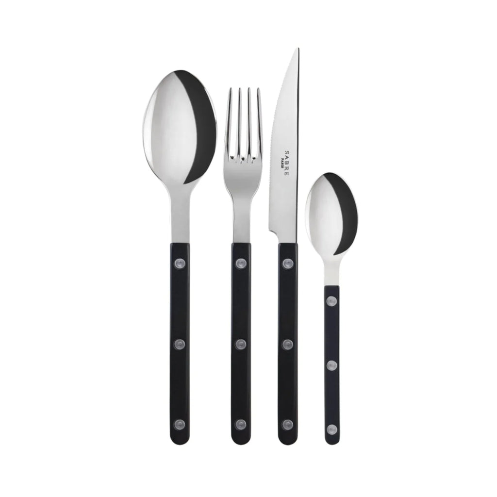 Sabre Bistrot 4 Piece Cutlery Set Black | Minimax