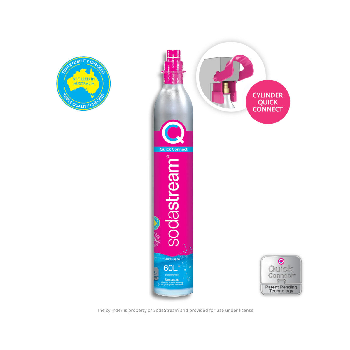 Soda Stream Cylinder Pink 60L | Minimax