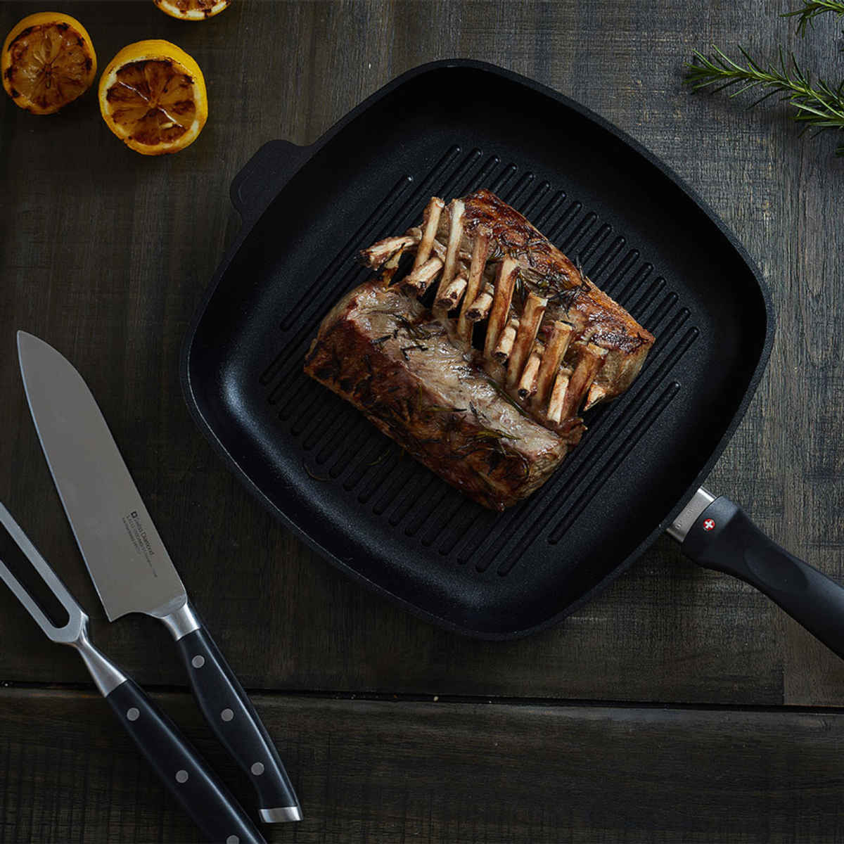Swiss Diamond XD Classic Induction Grill Pan 28cm | Minimax
