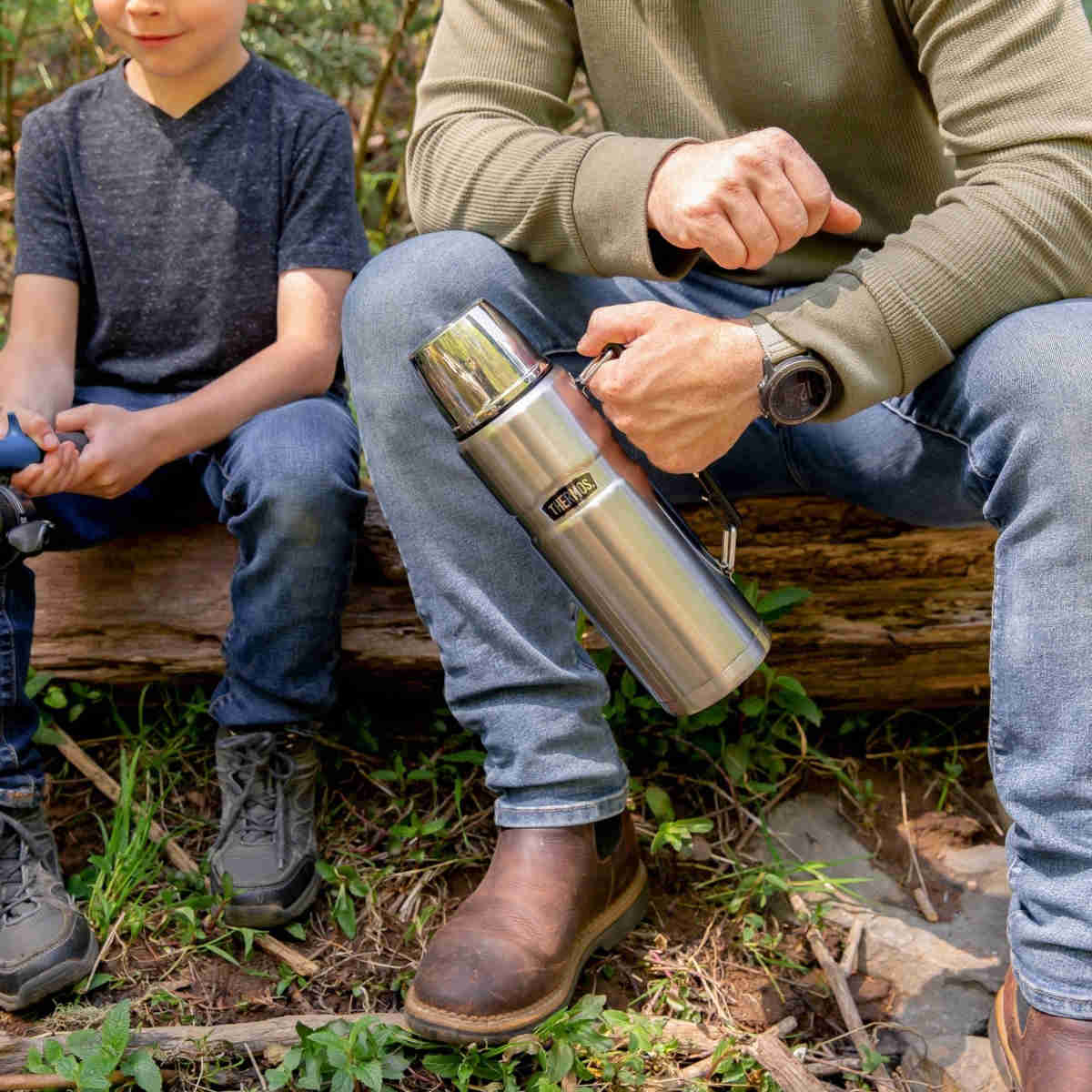 Thermos Stainless King Vacuum Insulated Flask Stainless Steel 1.2L | Minimax