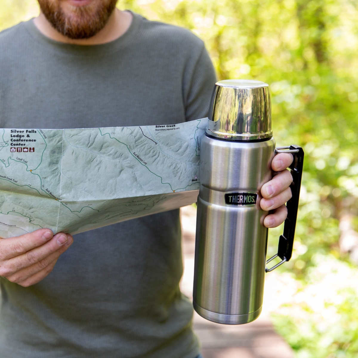 Thermos Stainless King Vacuum Insulated Flask Stainless Steel 1.2L | Minimax