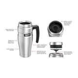 Thermos Stainless King Vacuum Insulated Travel Mug Midnight Blue 470ml | Minimax