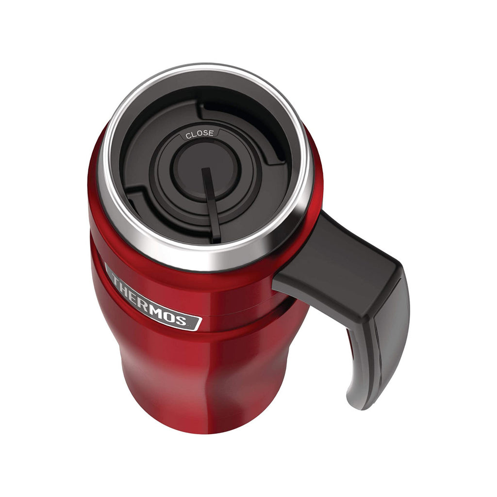 Thermos Stainless King Vacuum Insulated Travel Mug Red 470ml | Minimax