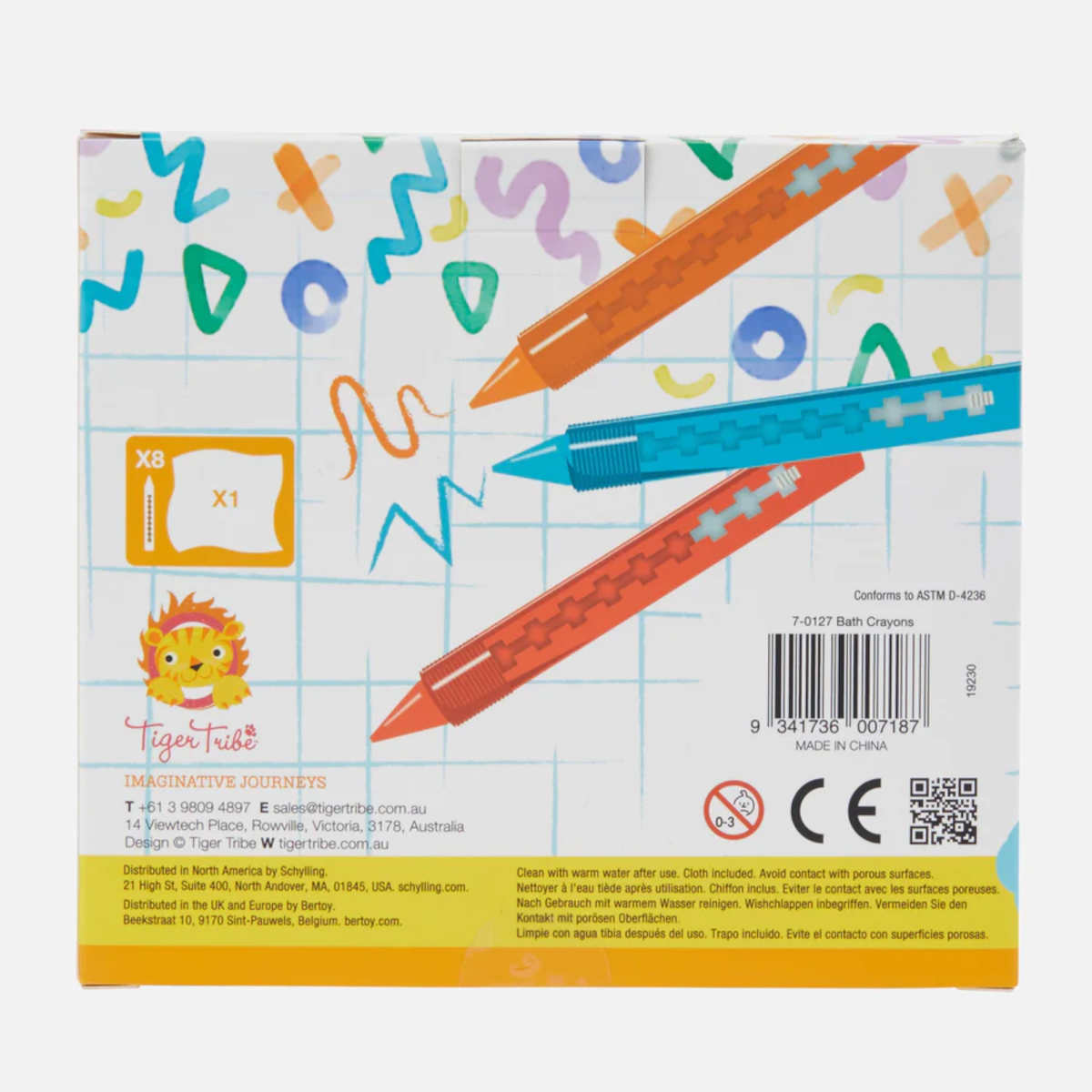 Tiger Tribe Bath Crayons | Minimax