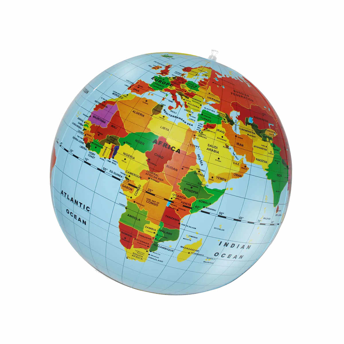 Tiger Tribe Inflatable World Globe 50cm | Minimax