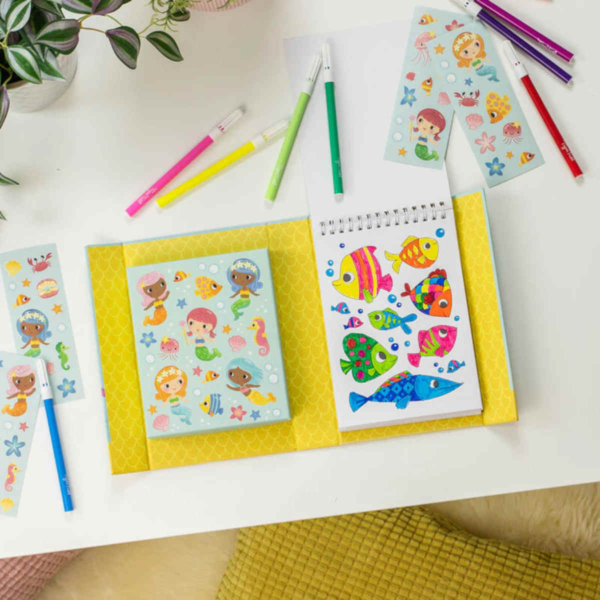 Tiger Tribe Mermaid Colouring Set | Minimax